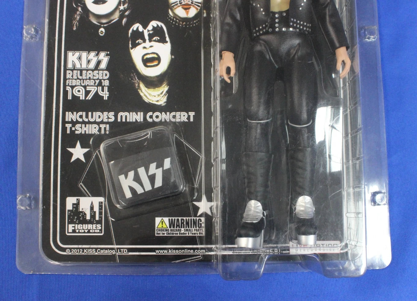 KISS Debut Album 12" Figures Lot of 4