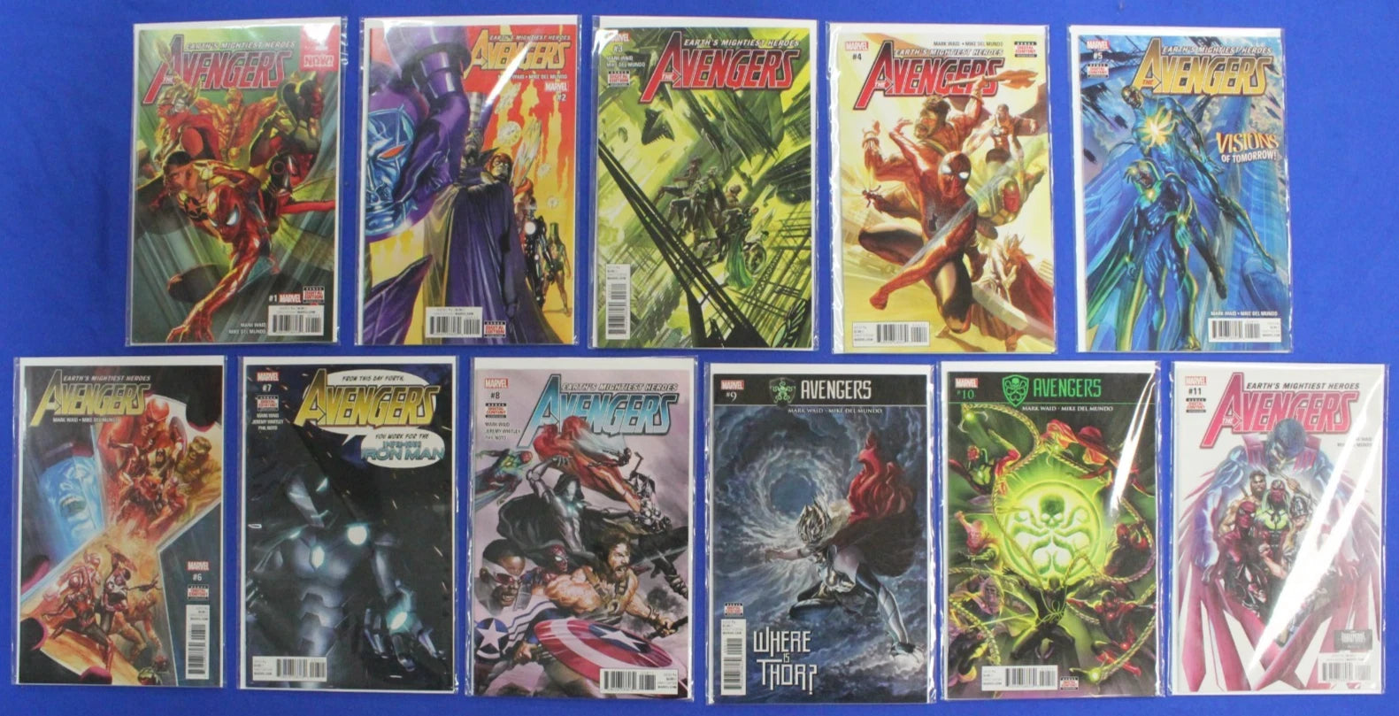 The Avengers #1-11 Complete Set VF/NM