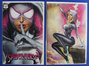 Spider-Verse #1 Greg Horn Spider-Gwen Variant & Virgin Variant VF/NM