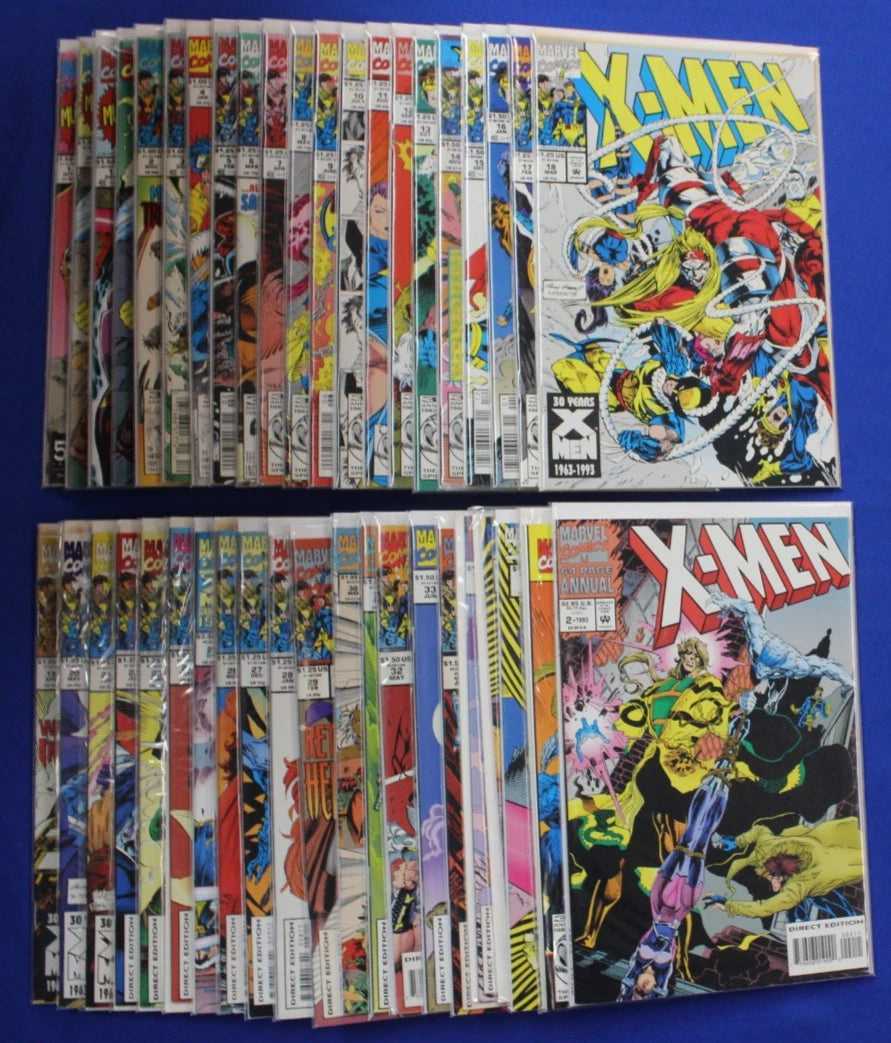 X-Men #1-37 + #1 Variants & Annuals #1-2 Lot of 42 VF-VF/NM