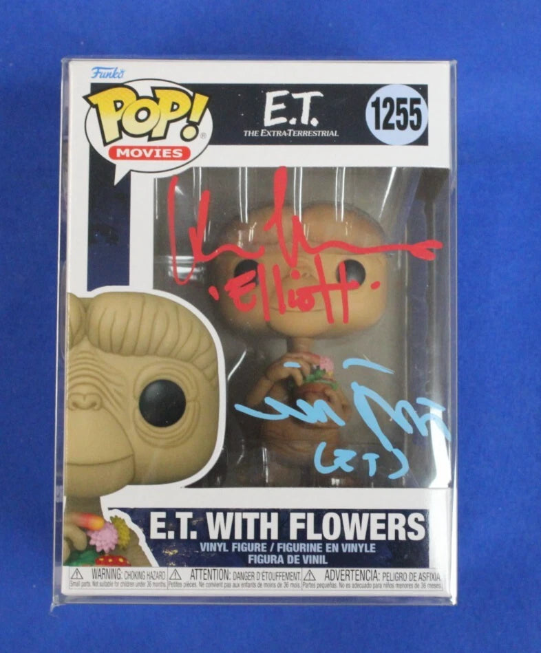E.T. with Flowers Funko POP! #1255 Signed