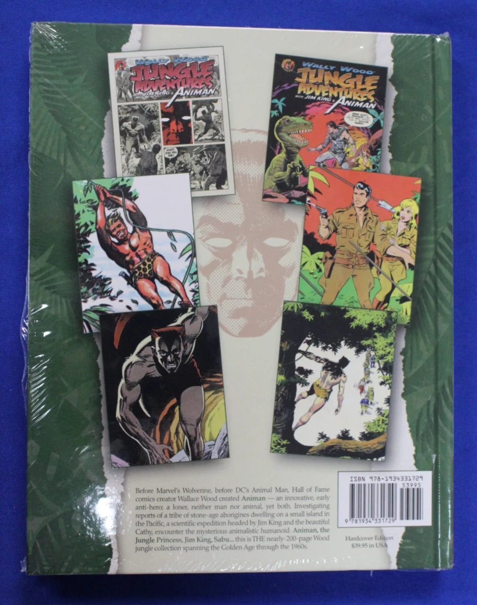 Wally Wood Jungle Adventures With Jim King & Animan HC & Deluxe Slipcase Edition