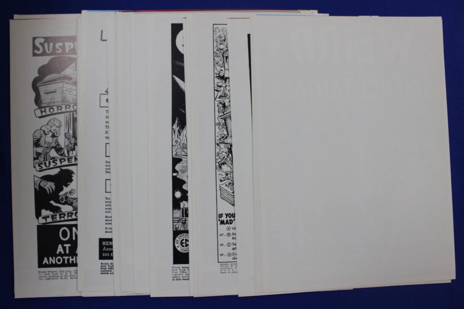 EC Weird Science Cover Portfolio Set of 24 Art Prints Ross Cochran 1981