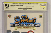 Simpsons Best Superhero Stories Ever SDCC 2011 CBCS 9.8 SIGNED x2 Matt Groening