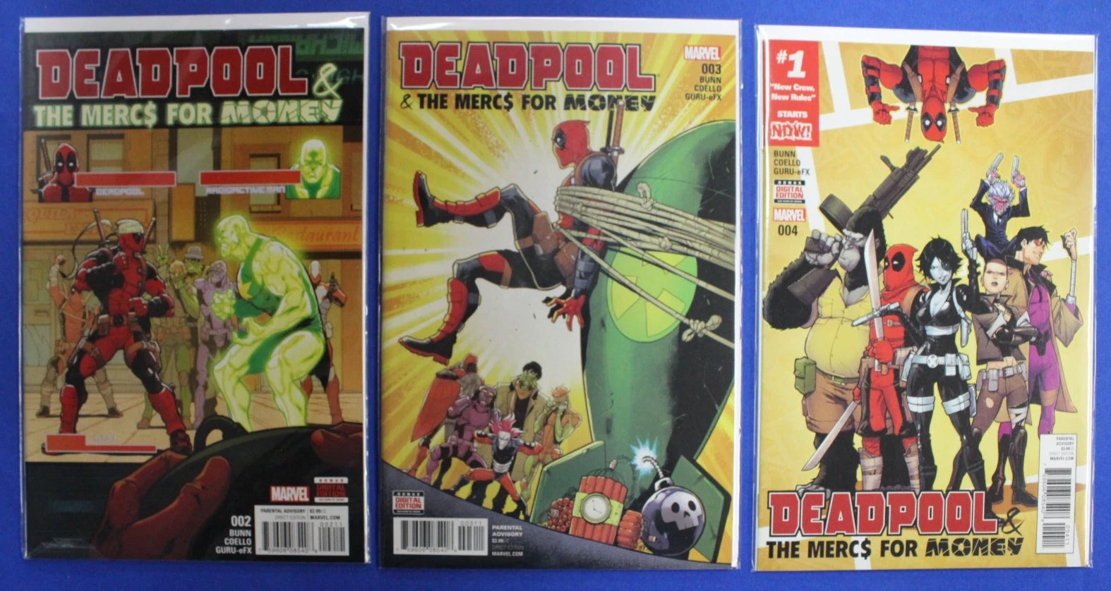Deadpool Mercs for Money #1-5 & 1-10 Complete Sets Lot of 22 VF-VF/NM