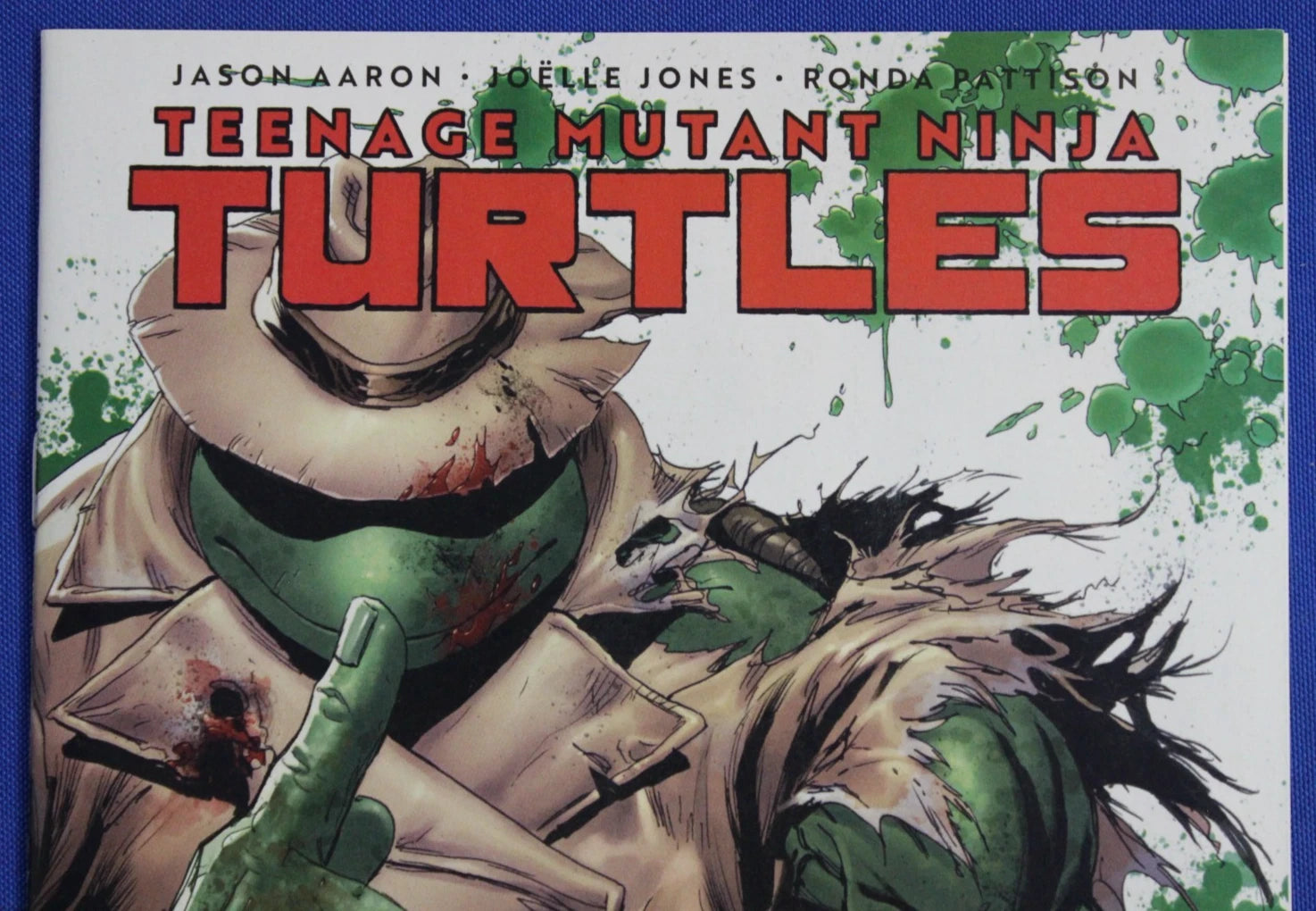 Teenage Mutant Ninja Turtles #1 Variant SIGNED by Tyler Kirkham w/ COA VF/NM