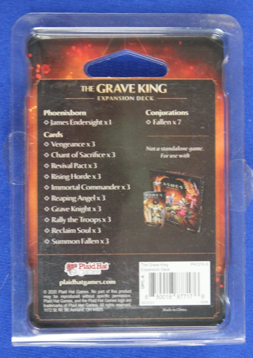 Plaid Hat Games Ashes Reborn Dueling Card Game Expansion Deck Lot of 13