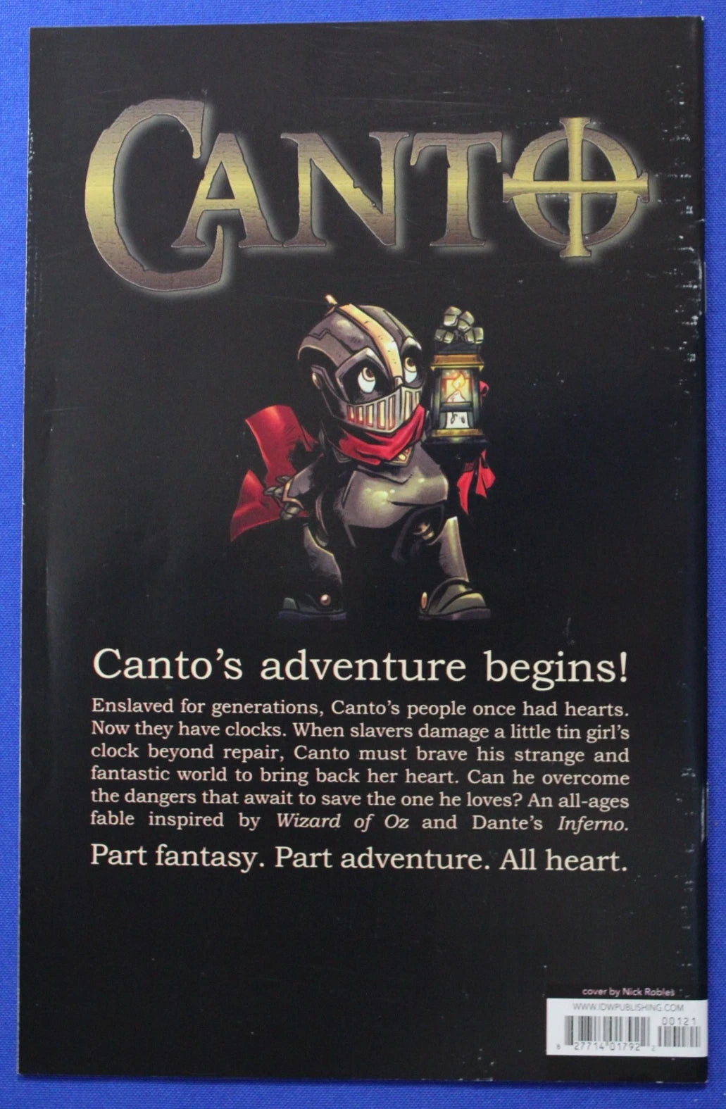 Canto #1 1:10 Chris Ables Retailer Incentive RI Variant VF