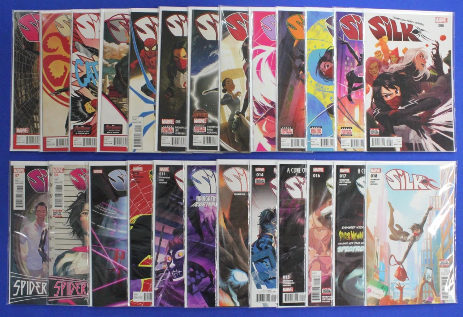 Silk (2015) #1-7 & (2016) #1-19 Near Complete Set (NO #19) VF/NM