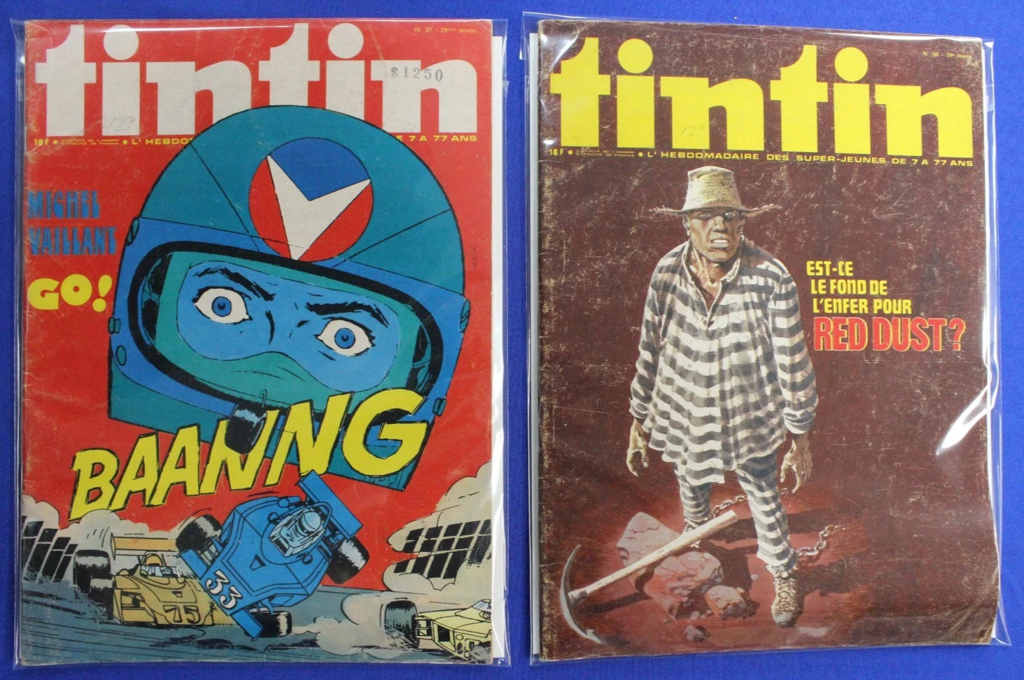 Tintin Lot of 13 VG-FN