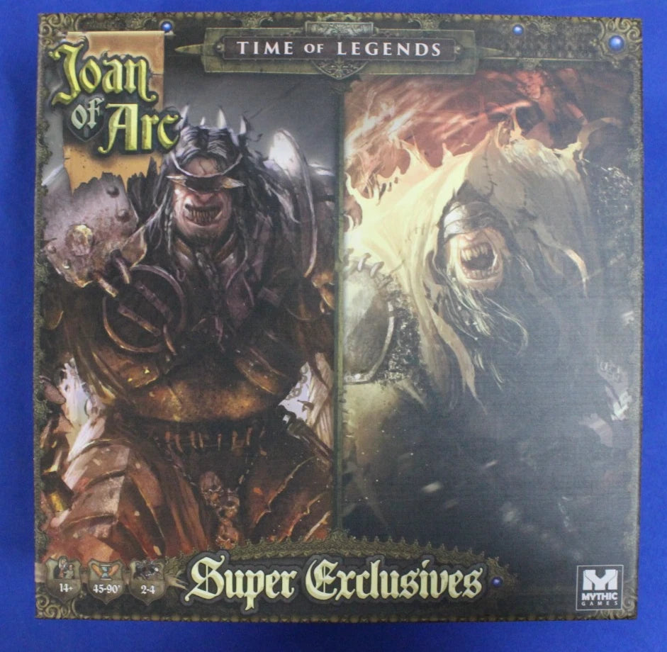 Mythic Time of Legends Joan of Arc Kickstarter Board Game + Expansions Lot