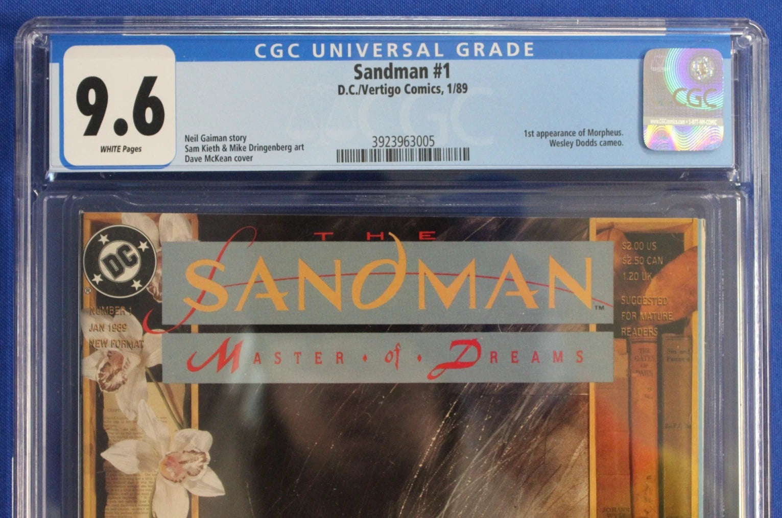 Sandman #1 CGC 9.6 NM+