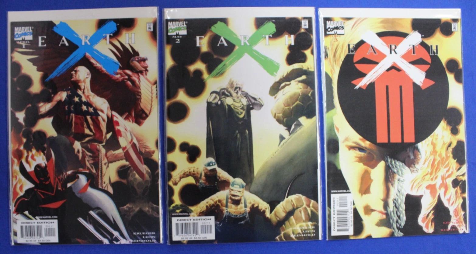 Earth X #0-12 & X Complete Set + Extras Lot of 42 VF-VF/NM