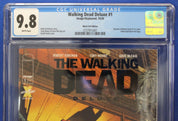 The Walking Dead Deluxe #1 Black Foil Variant CGC 9.8 NM/M
