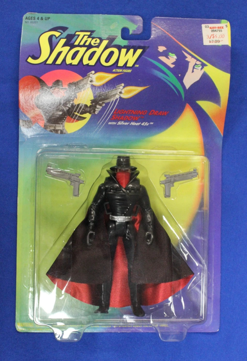 Kenner 1994 Lightning Draw Shadow Action Figure Lot of 6 Sealed in Box