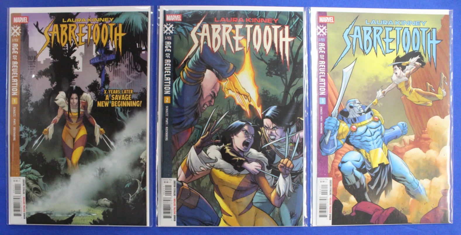 Laura Kinney Sabretooth #1-3 A Cover Complete Set VF/NM