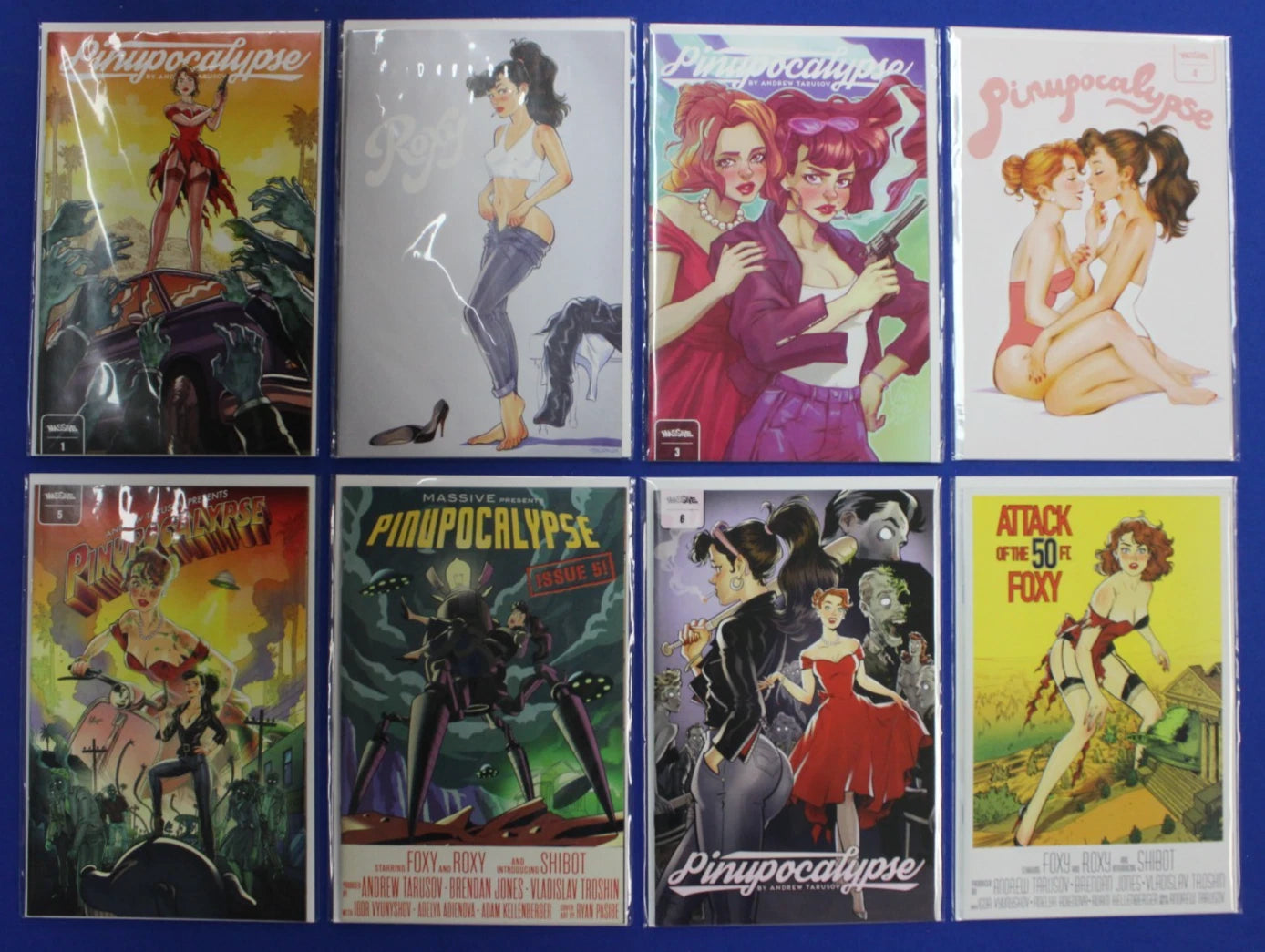 Pinupocalypse #1-6 Near Complete Set w/ Variants Lot of 8 VF/NM