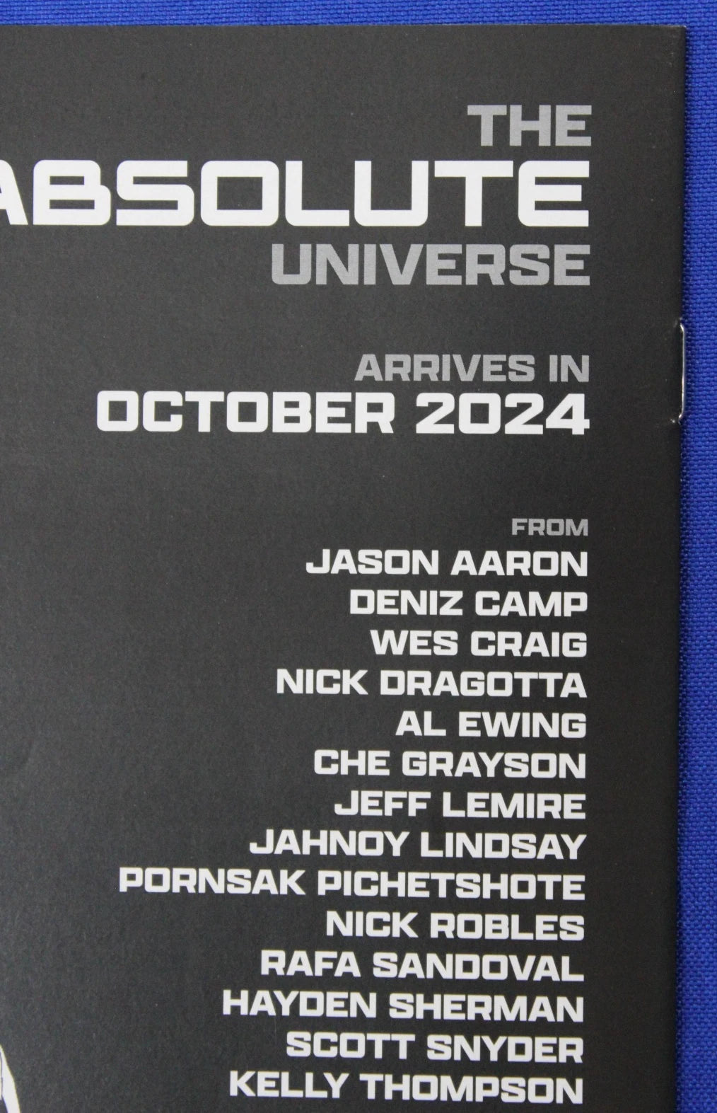 Absolute Batman #1 SDCC 2024 Exclusive Ashcan Special Edition NM