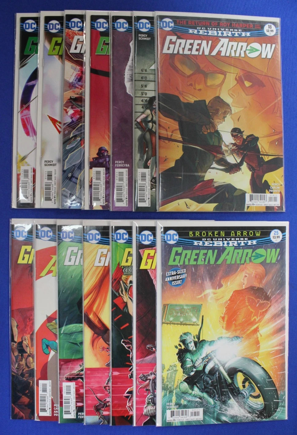 Green Arrow Rebirth #12-25 Lot of 14 VF-VF/NM