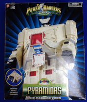 1996 Bandai Power Rangers Zeo Deluxe Pyramidas Carrier Megazord Complete