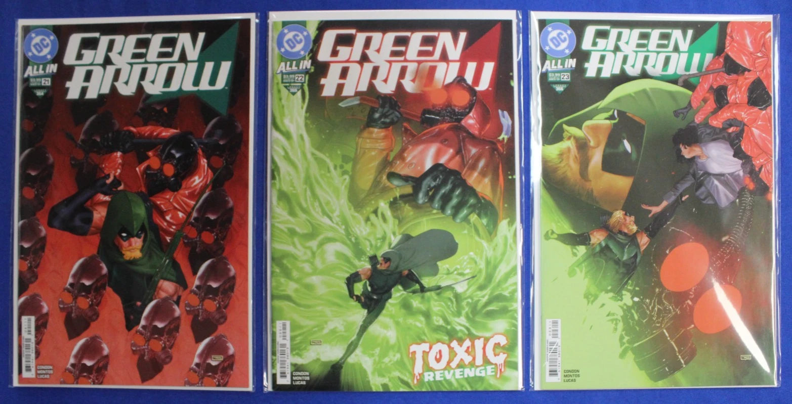 Green Arrow #1-19, 21-23 + 2024 Annual Lot of 23 VF/NM