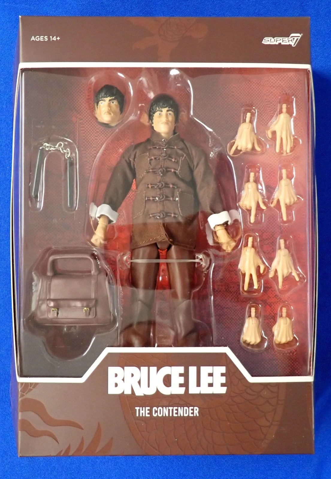 Super 7 Ultimates! Wave 2 The Contender Bruce Lee Action Figure New Sealed
