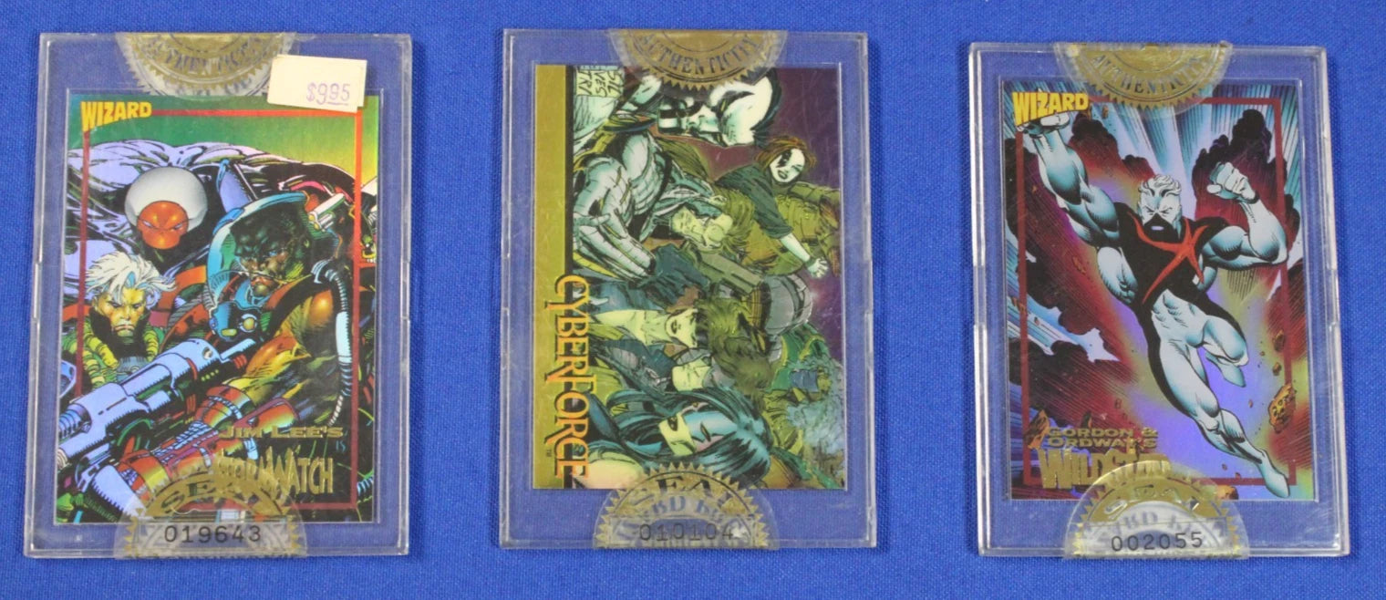 Wizard 23 Foil Comics Trading Cards