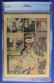 Batman #1 *12th PAGE ONLY* CGC PG