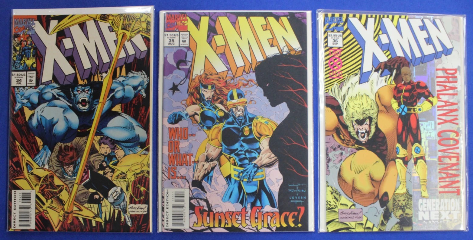 X-Men #1-37 + #1 Variants & Annuals #1-2 Lot of 42 VF-VF/NM