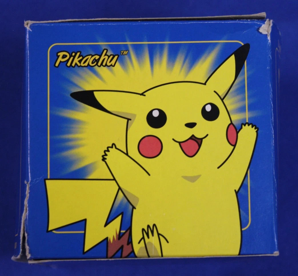 Pokemon Burger King 1999 23k Gold Pikachu + Togepi Trading Cards with Pokeball