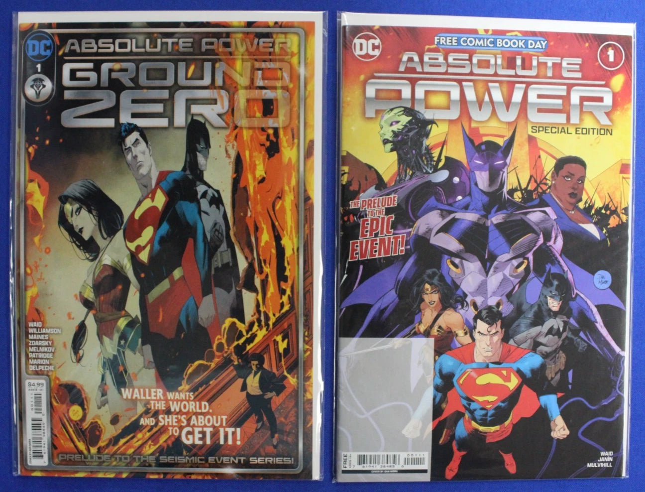 Absolute Power #1-4 + Task Force VII #1-7 & Extras Lot of 18 VF-VF/NM