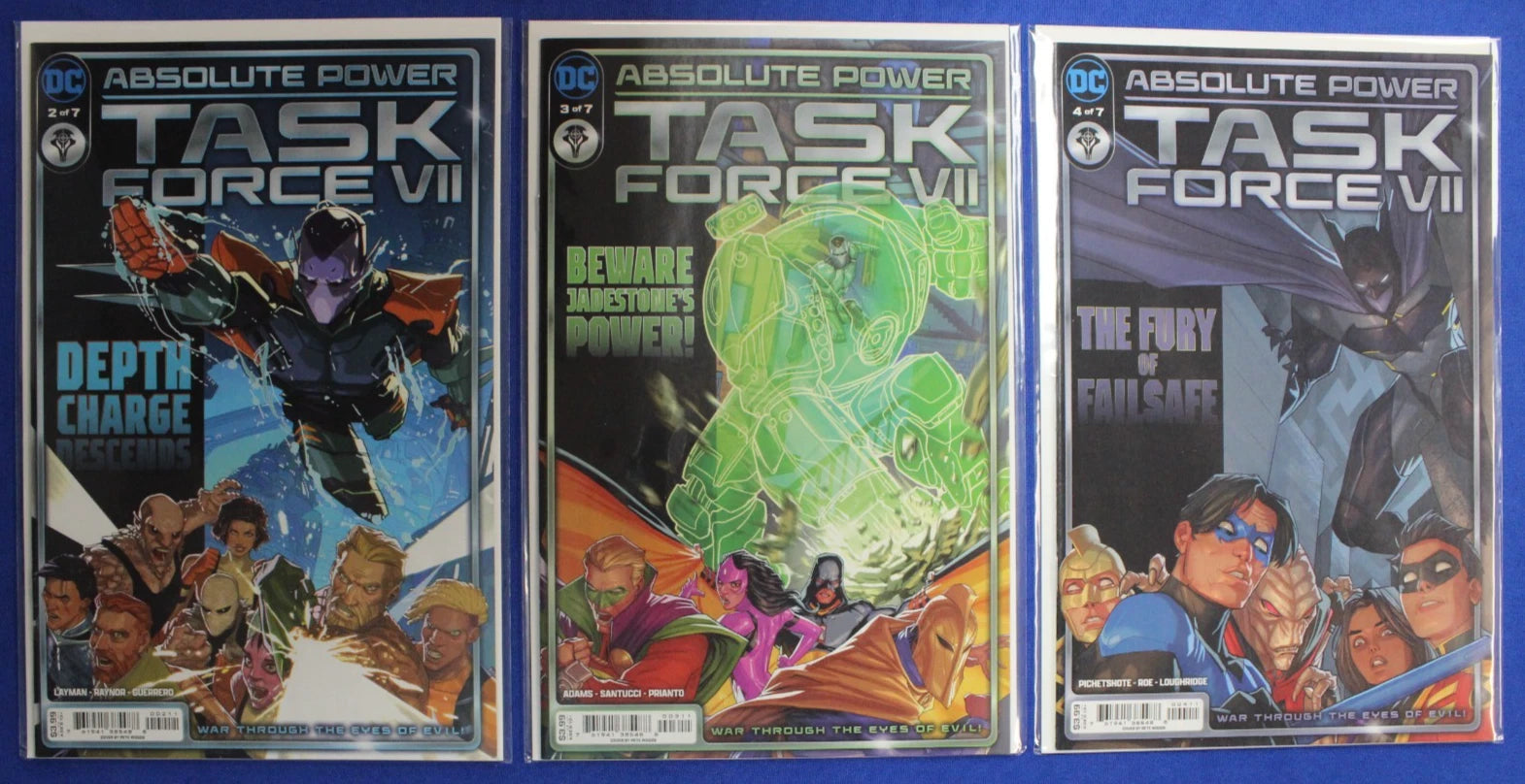 Absolute Power #1-4 + Task Force VII #1-7 & Extras Lot of 18 VF-VF/NM
