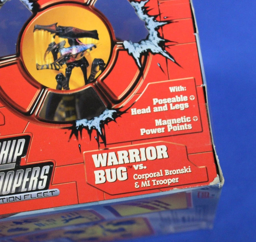 Galoob 1996 Starship Troopers Action Fleet Warrior Bug vs. Corporal Bronski &amp; MI Trooper Action Figure