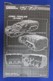 Fansproject Warbot WB002ex Steel Core Trailer + Ruthen Exclusive Figures