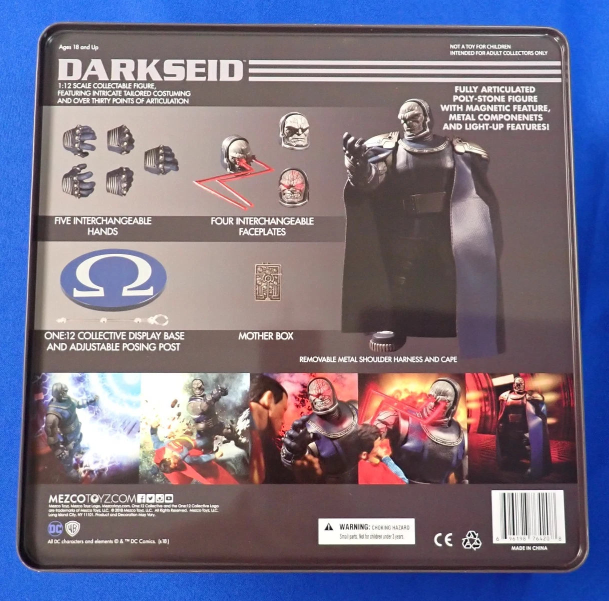 Mezco Toyz ONE:12 DC Darkseid PX Previews Exclusive Complete