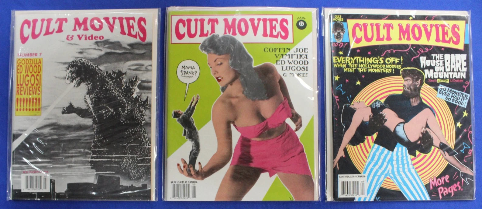 Cult Movies Magazine Lot of 18 VF-VF/NM