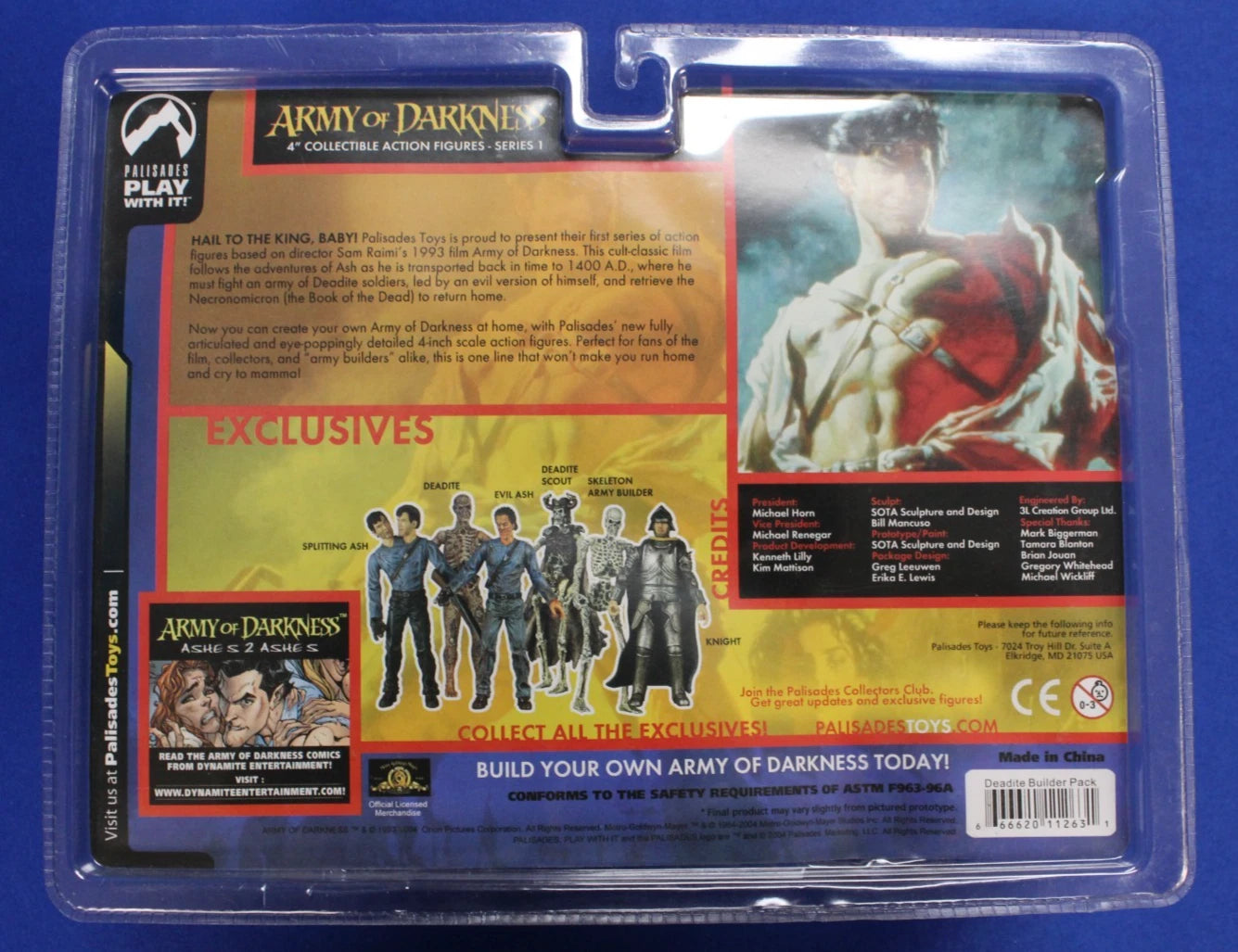 Palisades 2004 Army of Darkness lot of 3 Double Figures in Box and Sealed