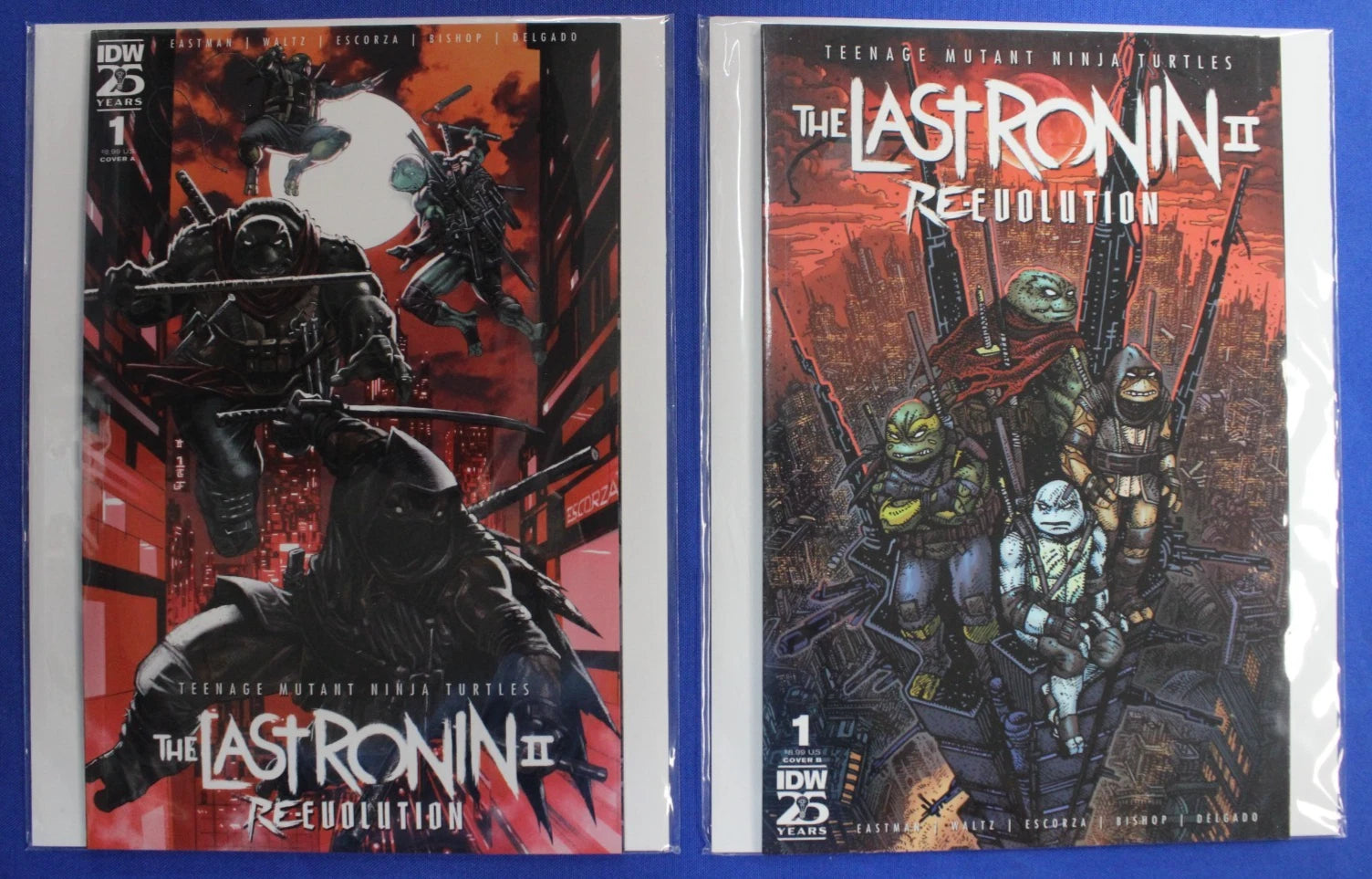 TMNT Last Ronin II Re-Evolution #1-5 Complete Set + #1 B Cover VF/NM