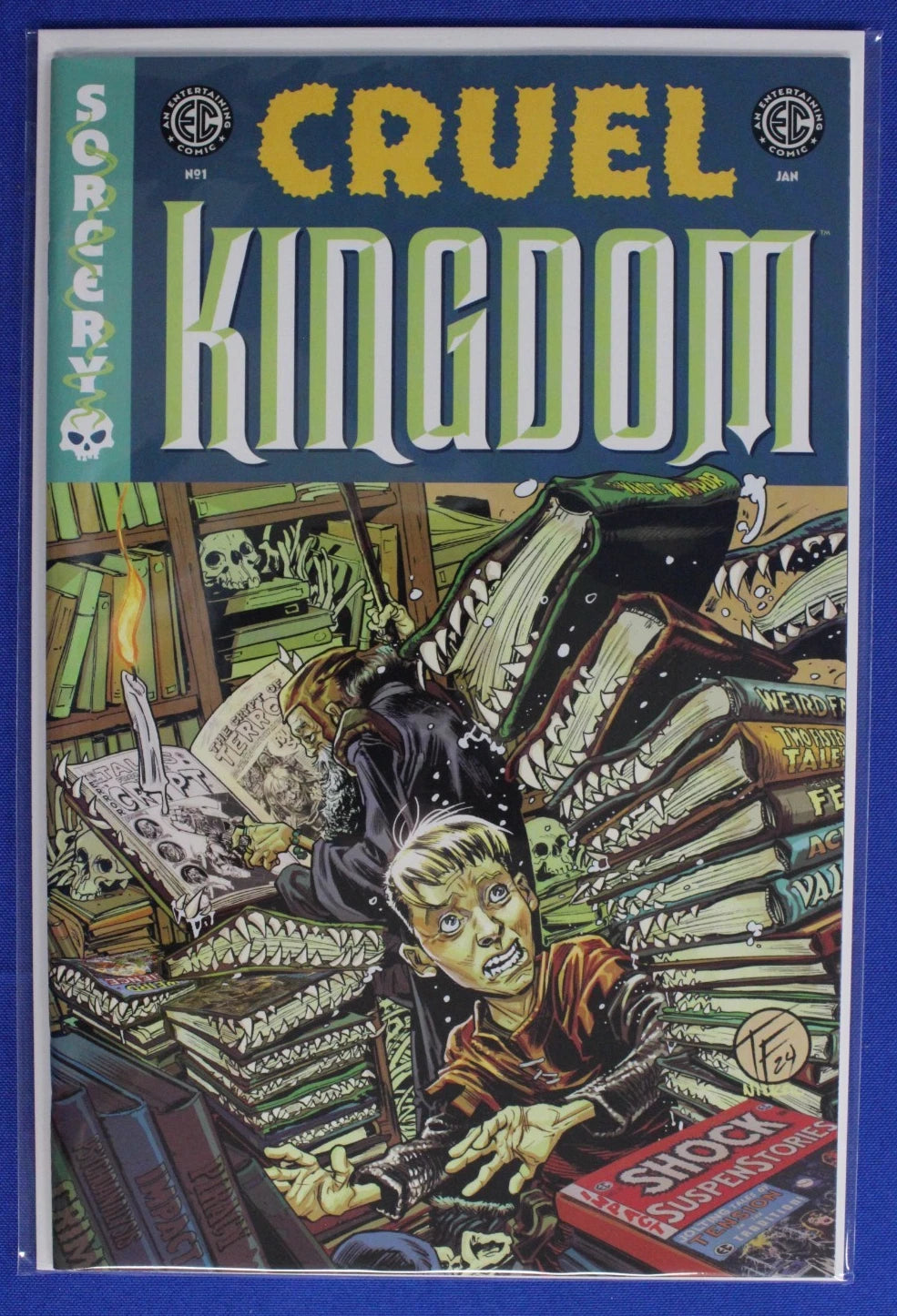 EC Cruel Kingdom #1 1:100 + 1:10 + Cover B Lot of 3 VF/NM