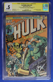 Incredible Hulk #181 CGC SS .5 Signed x2 John Romita & Roy Thomas