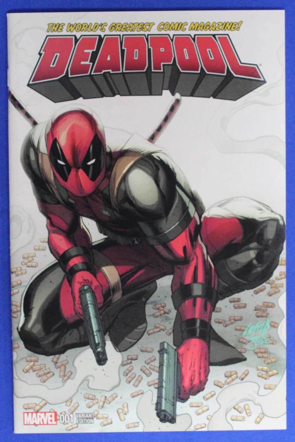 Deadpool #1 Rare comicbook.com Rob Liefeld Variant VF/NM