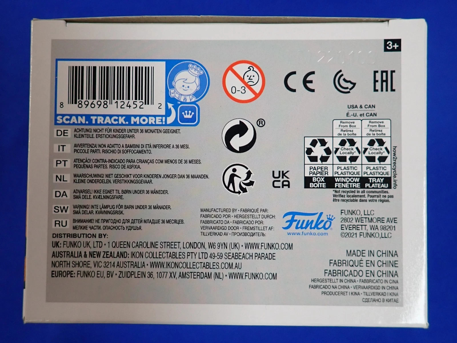 Funko POP #184 Tobi SIGNED by Michael Yurchak & Neil Kaplan w/JSA COA Naruto