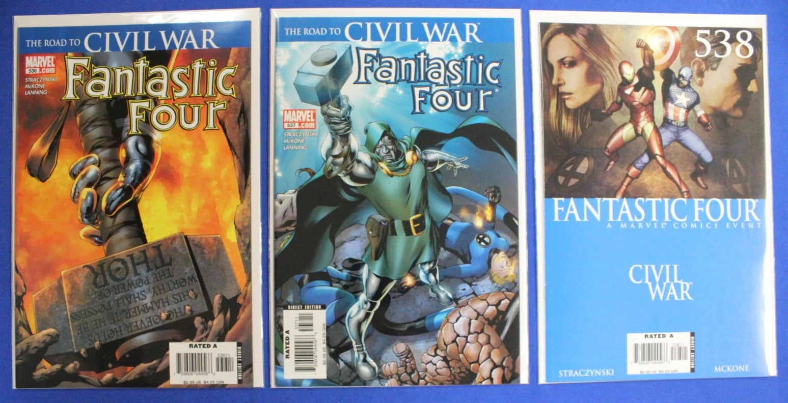 Fantastic Four #527-538 Lot of 12 VF/NM