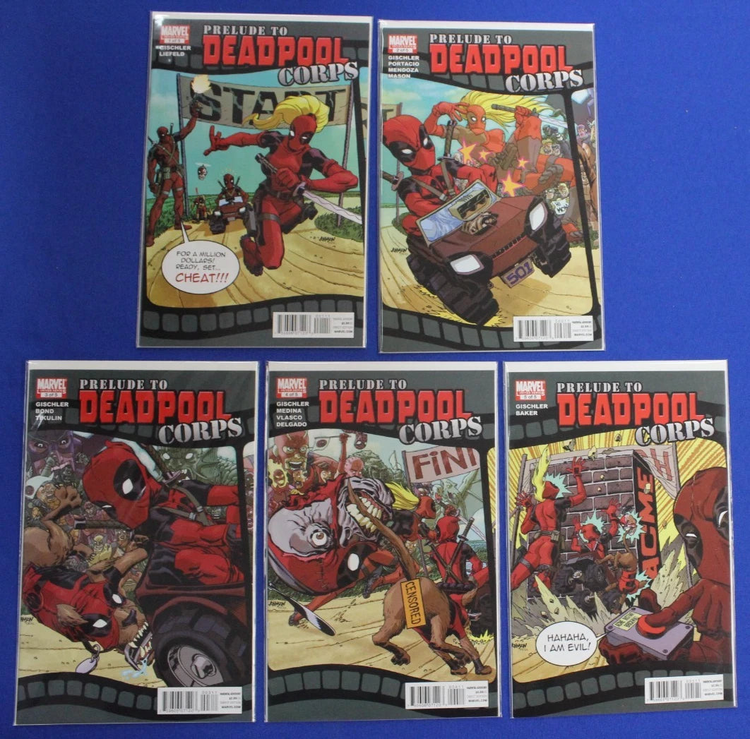 4 Complete Deadpool Mini-Series Lot of 18 VF/NM