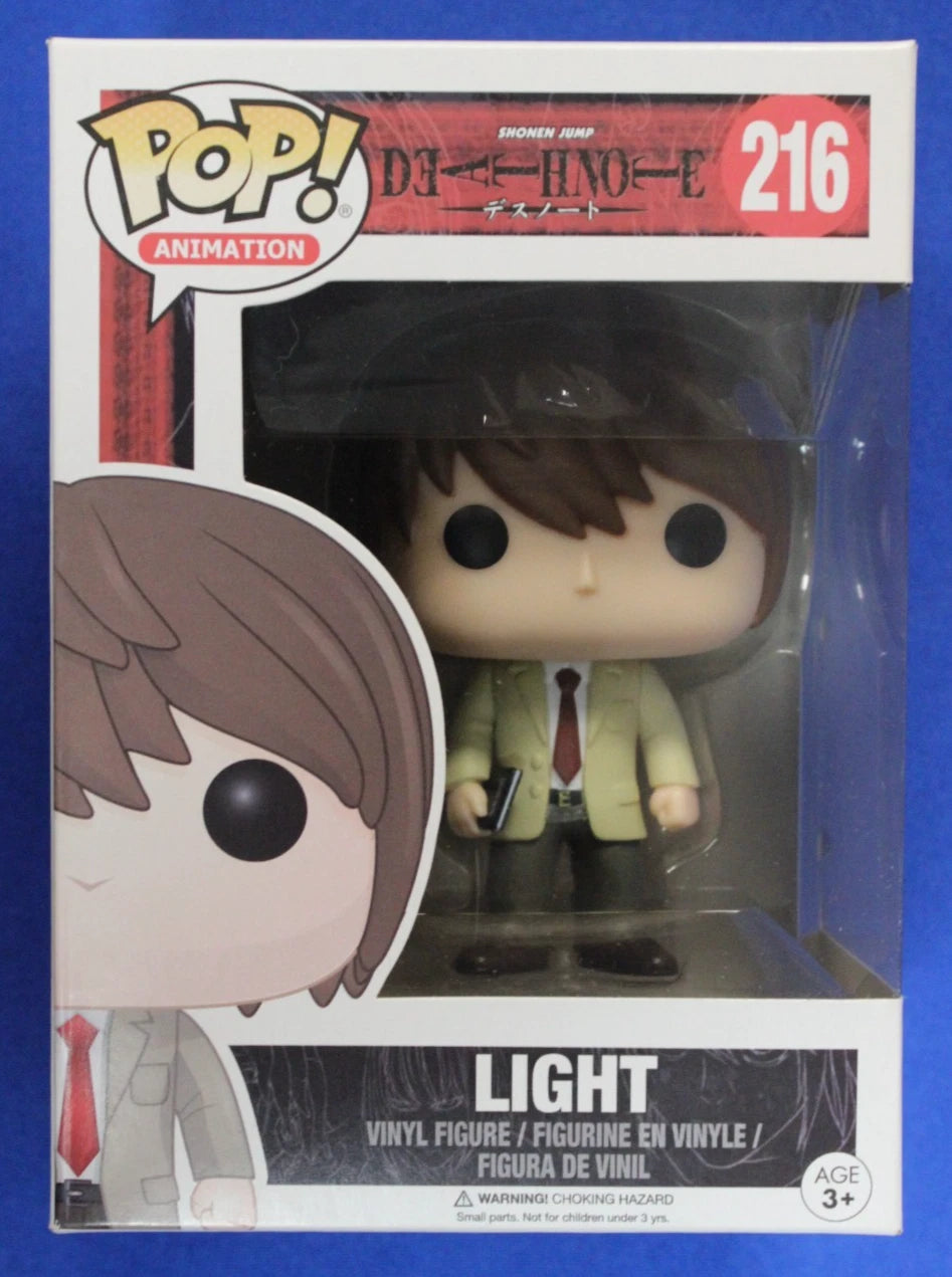 Funko POP! Death Note #216 Light #217 Ryuk #218 L Lot of 3