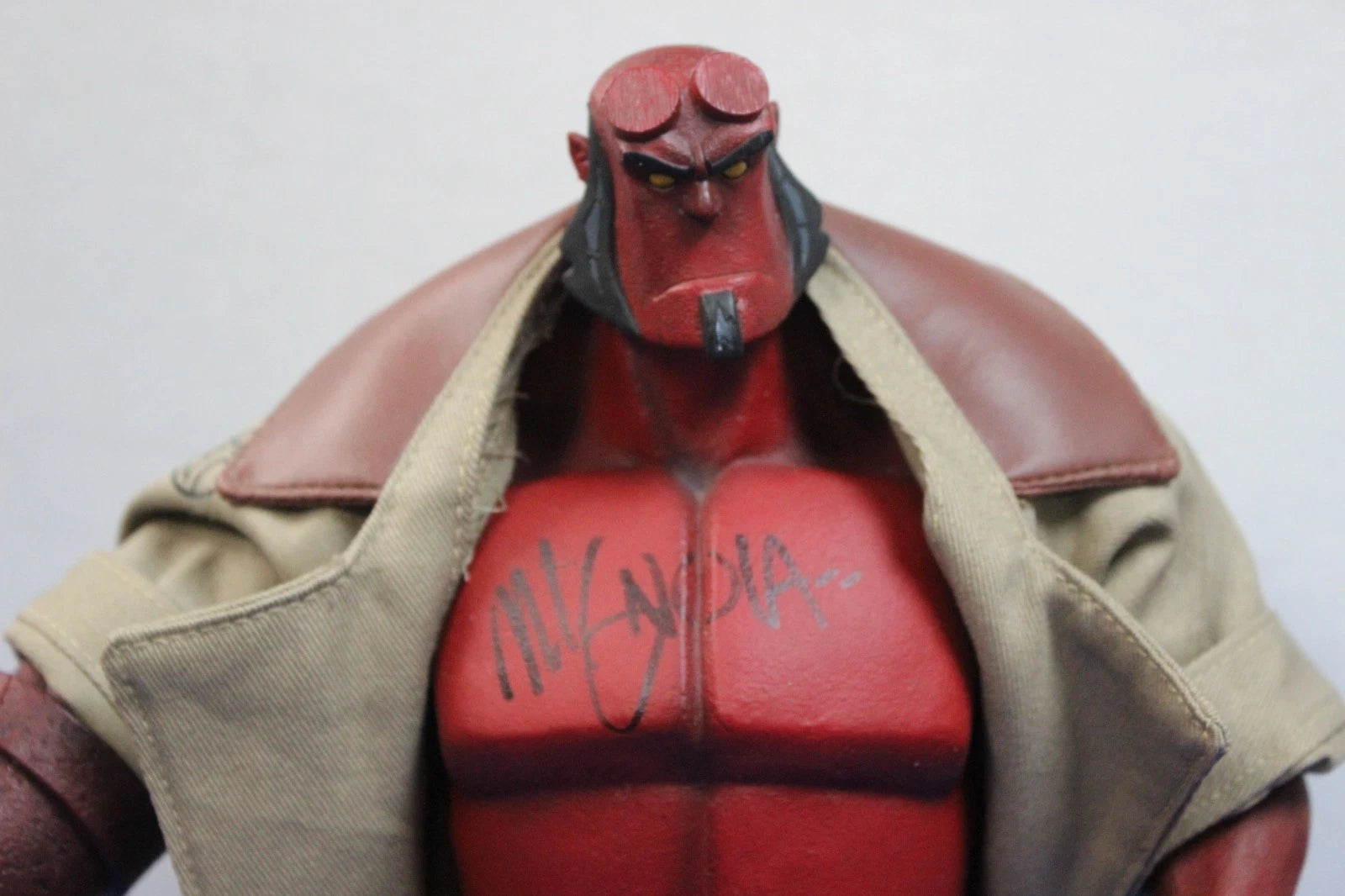 Gentle Giant Animated Hellboy Figure - Signed by Mike Mignola [Pre-Owned]