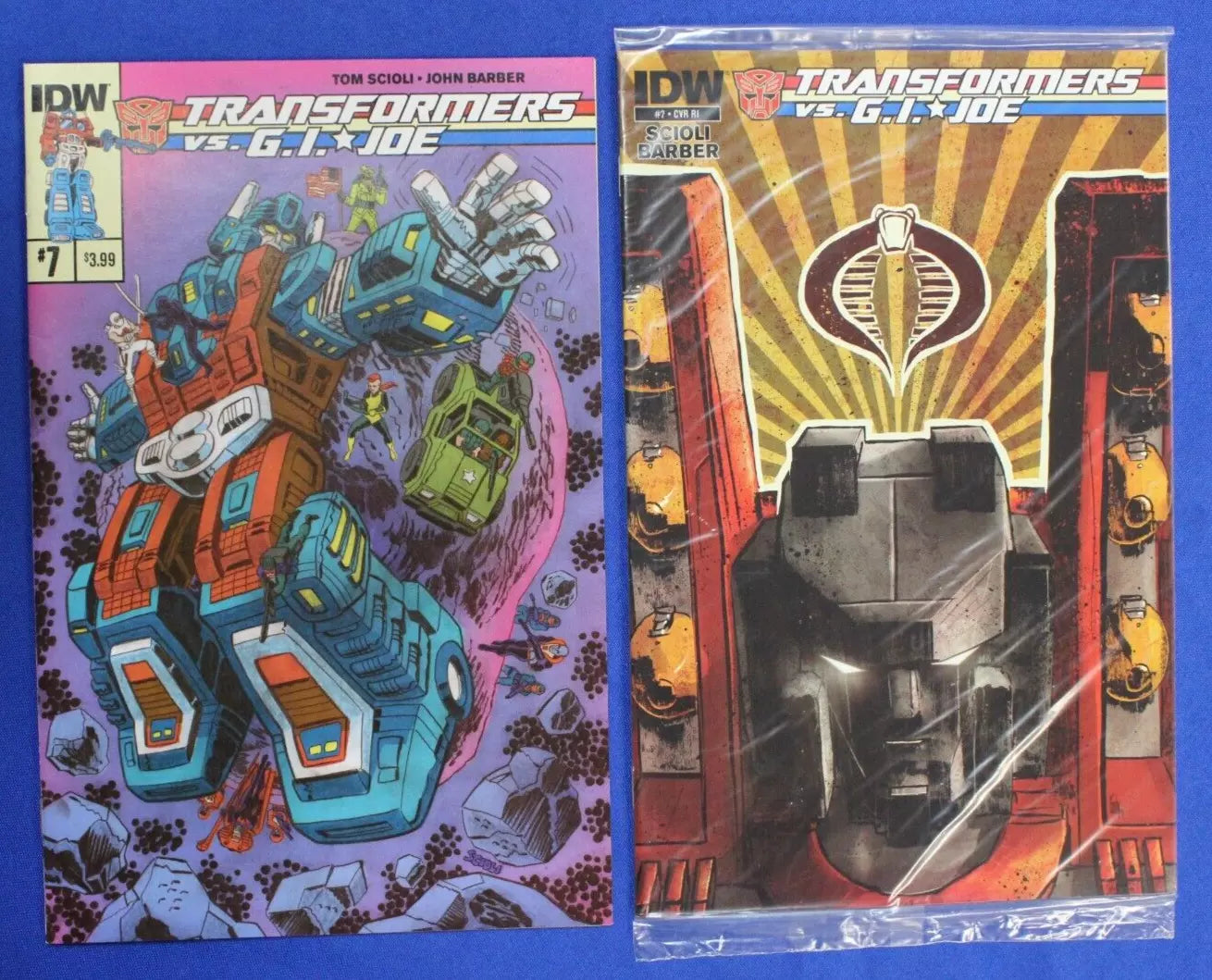 Transformers vs GI Joe #1-13 + Annual & Variants Complete Set Lot of 33 VF-VF/NM