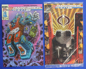 Transformers vs GI Joe #1-13 + Annual & Variants Complete Set Lot of 33 VF-VF/NM