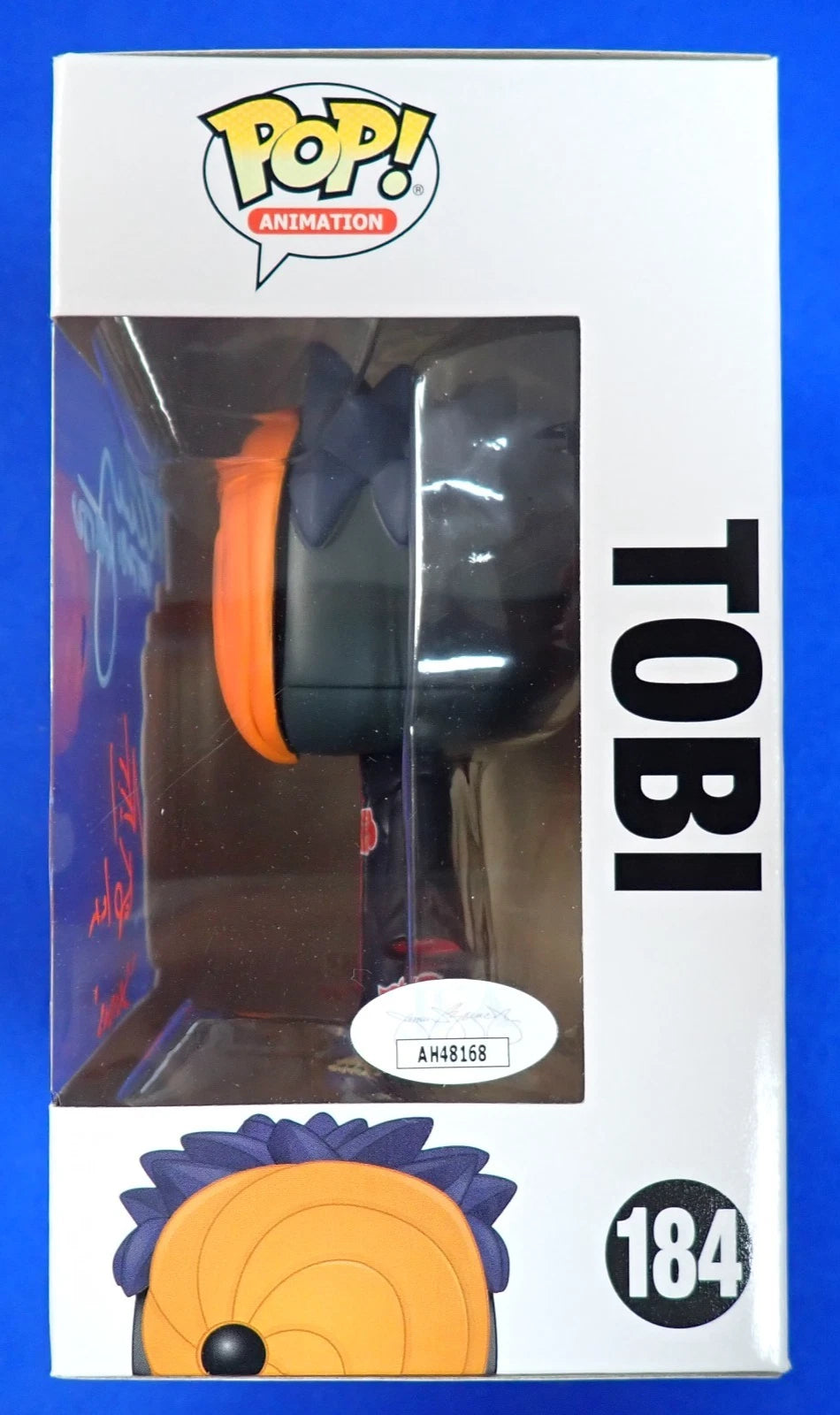 Funko POP #184 Tobi SIGNED by Michael Yurchak & Neil Kaplan w/JSA COA Naruto