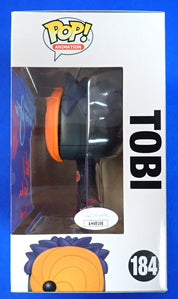 Funko POP #184 Tobi SIGNED by Michael Yurchak & Neil Kaplan w/JSA COA Naruto